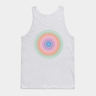 Colorful intricate mandala art Tank Top